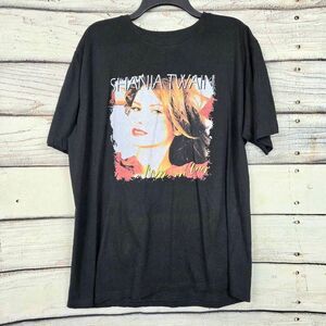 Shania Twain XXL Black Graphic Tee